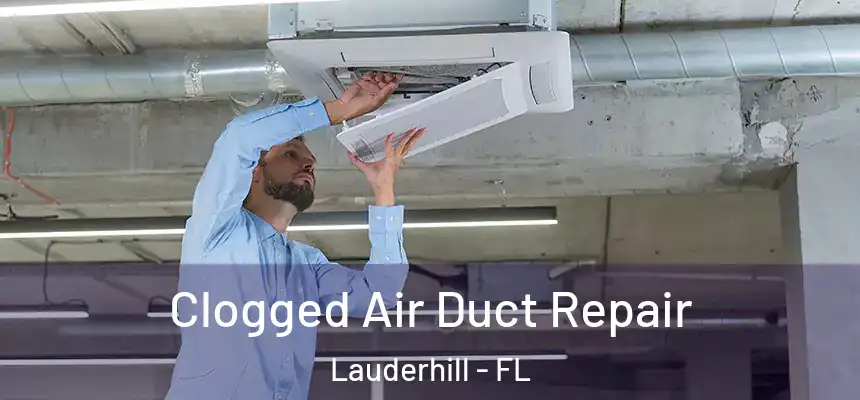 Clogged Air Duct Repair Lauderhill - FL