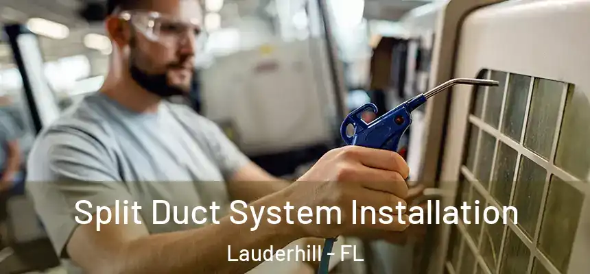 Split Duct System Installation Lauderhill - FL